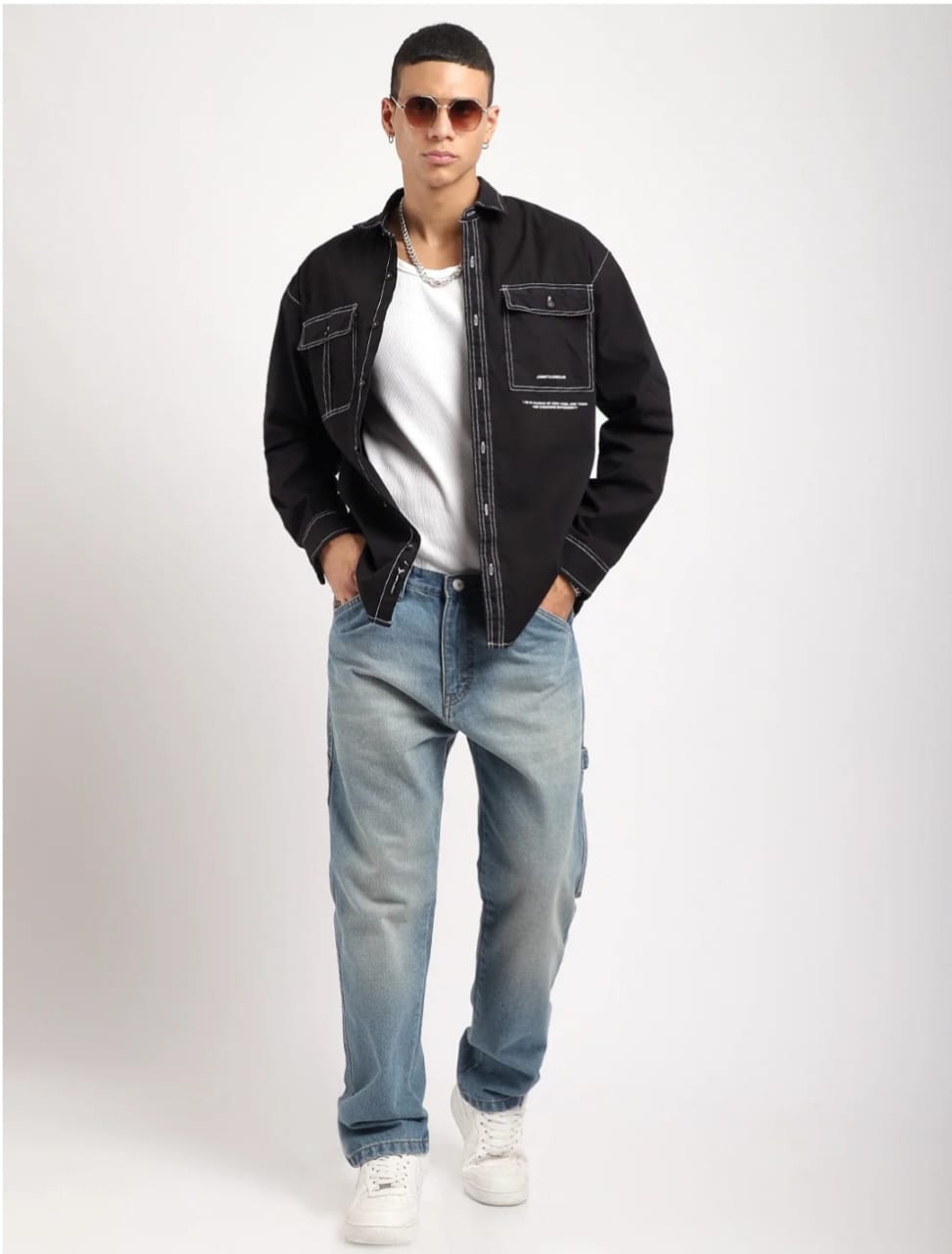 Borough Lane Tint Blue Denim Jeans